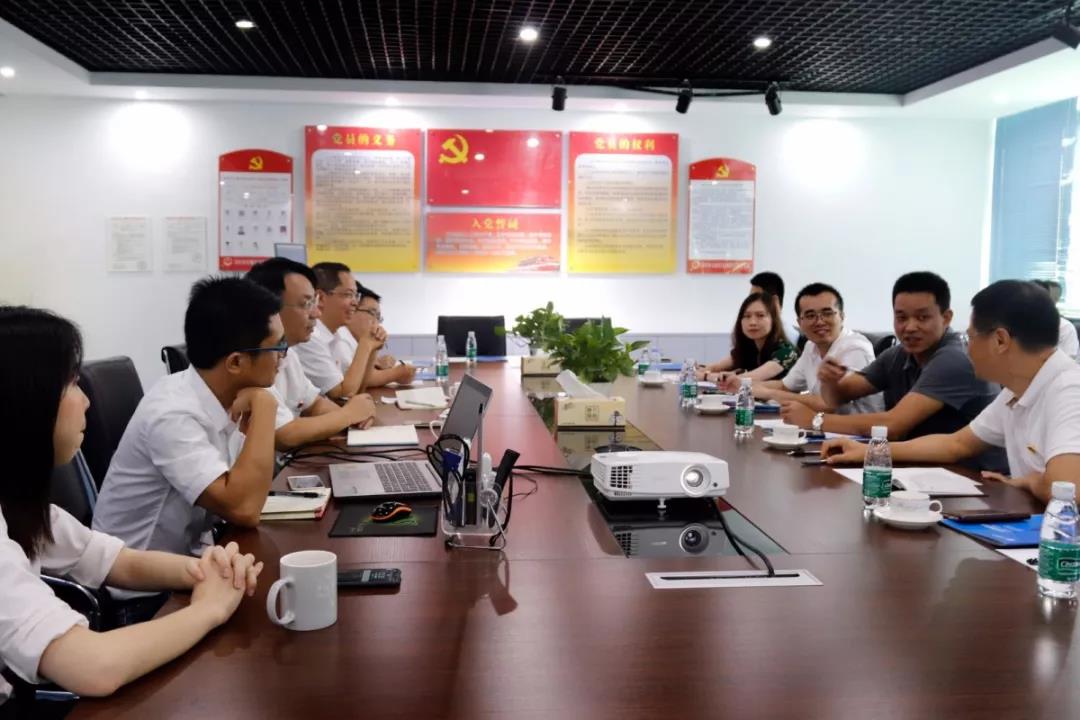 深圳市市委组织部领导一行到长隆科技参考指导党建工作